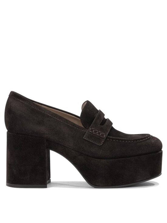 Gianvito Rossi Shoes - Gianvito Rossi Jenna 75Mm Heeled Loafers IT 36.5 Women